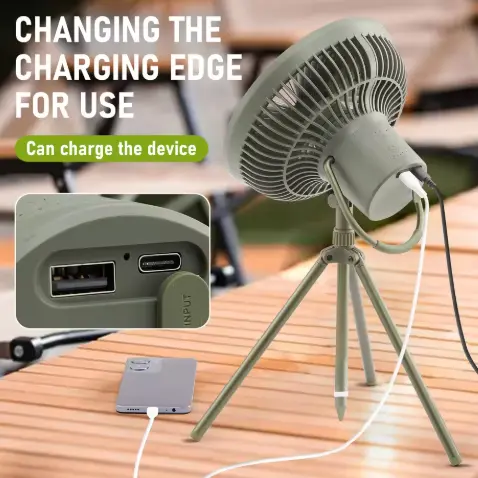 Mini ruční dobíjecí chladicí přenosný ventilátor pro venkovní použití